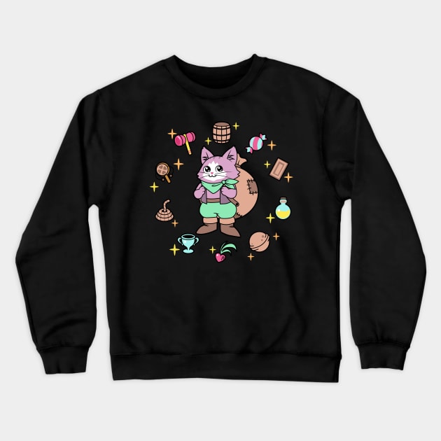 NEKO Crewneck Sweatshirt by Pixeleyebat